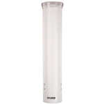 Small Pull-Type Water Cup Dispenser - Cone 3-4 1/2 Oz, Flat 3-5 Oz - High Impact Plastic