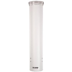 Small Pull-Type Water Cup Dispenser - Cone 3-4 1/2 Oz, Flat 3-5 Oz - High Impact Plastic