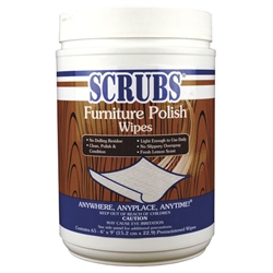 Scrubs Furniture Polish Wipes