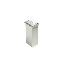 In-Counter Fullfold Napkin Control Face - Clear/Stainless Steel