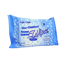 At Ease Safe & Soft Flushable Personal Wipes