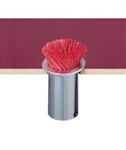 In-Counter Straw Holder - 5.12" Diameter - Stainless Steel