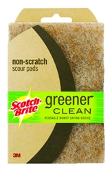 3M Greener Clean Natural Fiber Scouring Pads