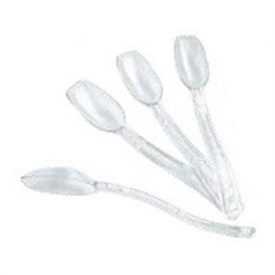 Condiment Spoons - 6 Pack - Clear