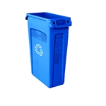 Slim Jim Recycling Container with Venting Channels