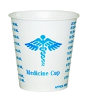 Wax-Coated Paper Graduated Medicine Cup