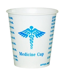 Wax-Coated Paper Graduated Medicine Cup