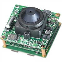 KT&C ACE-EDR380NUP1 700TVL True WDR Module Camera, 0.08Lux(Color)/0.04Lux(B/W), 3.7mm Semi Cone Pinhole Lens