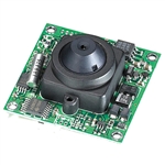 KT&C ACE-EX360EHP1 420TVL B/W Board Module Camera, 3.7mm Semi Cone Pinhole Lens