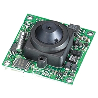 KT&C ACE-EX360EHP1 420TVL B/W Board Module Camera, 3.7mm Semi Cone Pinhole Lens