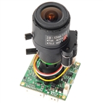 KT&C ACE-M385NHV18 600TVL Color Board Module Camera, 2.8-12mm Varifocal Auto Iris Lens