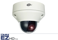KT&C KEZ-c2DR28V12 1080p HD-TVI Outdoor Dome, 2.8-12mm 2 Megapixel Lens, Digital Day/Night, IP68 Waterproof