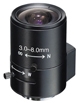 KT&C KLV-3080DC f3.0-8.0mm Varifocal CS Mount with Auto Iris Lens