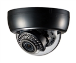 KT&C KPC-DNW100NHV15 550TVL Professional WDR Indoor Dome Camera, 2.8-12mm(1.3MP), True D/N, Black