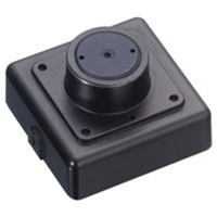 KT&C KPC-E700NUP3 700TVL High Quality Mini Square Camera w/OSD, 3.7mm Semi Cone Pinhole Lens