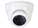 KT&C KPC-HNV522M 1080p 2.1MP IR Turret Dome HD-SDI Camera, 3.6mm Board Lens, True D/N, IP66, White