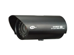 KT&C KPC-N601NU-DC12V 700TVL Super Night Vision Outdoor IR Bullet Camera, 2.8-12mm Varifocal Auto Iris Lens, DC12V, Sunshield, Mechanical D/N, IP67