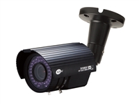 KT&C KPC-N701NU10 700TVL Smart IR Outdoor Bullet Color Camera, 2.8-12mm Auto Iris Lens, Cable-thru Bracket, True D/N, IP67, Black