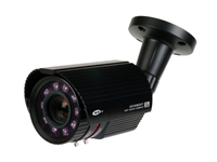 KT&C KPC-N751NUB 700TVL Smart IR Outdoor Bullet Color Camera, 5-50mm Auto Iris Lens, Cable-thru Bracket, True Mechanical D/N, IP67, Black