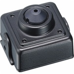 KT&C KPC-S400P1 420TVL Super Mini Square B/W CCD Camera, 3.7mm Semi Cone Pinhole Lens