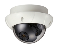 KT&C KPC-VDQ101NHB 550TVL Outdoor Armored Color Dome Camera, 3.6mm Fixed Board Lens, IP66