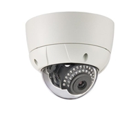 KT&C KPC-VNN101NHB 550TVL Outdoor IR Armored Color Dome Camera, IR3.7mm Board Lens, Digital D/N, IP66, Ivory Body