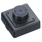 KT&C KPC-VSN500NHP3 550TVL Super Mini Square Color Camera, 3.7mm Flat Pinhole Lens