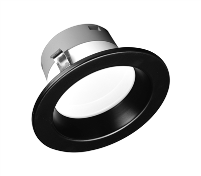 DLR4(v6) 4-inch Black Selectable Recessed LED Downlight