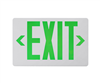 NICOR EXL41UNVWHG2 LED Emergency Exit Sign, Green Lettering