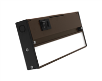 NICOR NUC-5 Series 8-inch Oil-Rubbed Bronze Selectable LED Under Cabinet Light