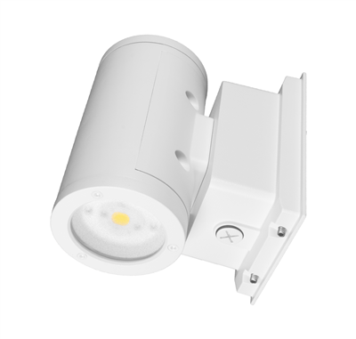Dorado 35W Round LED Outdoor Wall Mount Cylinder Up/Down Light, White