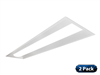 NICOR TACS2 Series Selectable 1x4 Architectural LED Troffer (2-Pack)