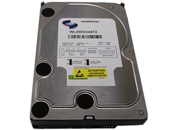 White Label 250GB 8MB Cache 7200RPM SATA 3.5" Desktop Hard Drive- w/ 1 Year Warranty