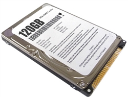 White Label 120GB 8MB Cache 5400RPM 2.5" PATA (IDE) Notebook Hard Drive w/1-Year Warranty