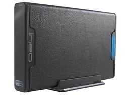 INeo I-NA306UE 1.5TB 32MB Cache 7200RPM USB 2.0 & eSATA Leatherette External Hard Drive - Retail Powered by WD15EADS