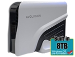 Avolusion PRO-Z Series 8TB USB 3.0 External Hard Drive for WindowsOS Desktop PC / Laptop (White) - 2 Year Warranty