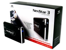 Vantec NexStar-3 NST-260SU-BK External 2.5 inch eSATA & USB2.0 Hard Drive Enclosure (Black)