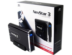 Vantec NexStar-3 NST-360SU-BK External 3.5 inch eSATA & USB2.0 Hard Drive Enclosure (Black)