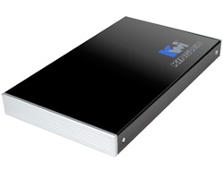 Kingwin KH-200U-BK 2.5 inch IDE to USB Aluminum External Enclosure (Black) - Retail