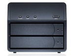 Sans Digital MobileSTOR MS2UTN+B 2 Bay SATA to eSATA/USB 2.0 RAID 0 / 1 / SAFE33 / 50 Enclosure (Black) - Retail