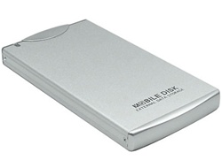 MOBILE DISK HD-234-U2P Aluminum 2.5" USB 2.0 Portable External IDE HDD Silver Enclosure Case - Retail