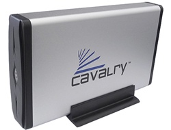 Cavalry CAXE 640GB 7200rpm 16MB Buffer eSATA & USB 2.0 External Hard Drive (Silver) w/ 1 year warranty - Retail