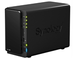 Synology DS212+ 2-Bay High-Performance Gigabit iSCSI All-in-one NAS Server for Small Business (Diskless) - Retail