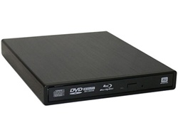 External Slim Blu-ray Disc Drive USB 2.0 Panasonic UJ-120 DVD¡ÀR / ¡ÀRW / RAM / SL/DL Multi Recorder/Burner/Player w/Nero Software (Black) -Retail