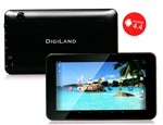 DigiLand DL700F Cortex A7 Dual Core 1.5GHz 512MB 4GB 7" Capacitive Multi-Touch Tablet Android 4.4 w/Dual Cameras - Retail 1 Year Warranty