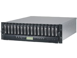 Avolusion SB-3163E-F4A3 3U 16 bays 4Gb/s Fibre to SATA II RAID 6 subsystem