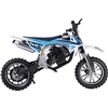 MotoTec Warrior 52cc 2-Stroke Kids Gas Dirt Bike