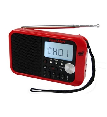 First Alert AM/FM NOAA Weather Band Clock Radio