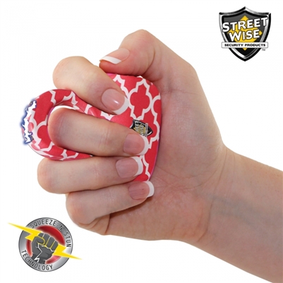 Streetwise Sting Ring 18,000,000 Stun Gun - Quatrefoil