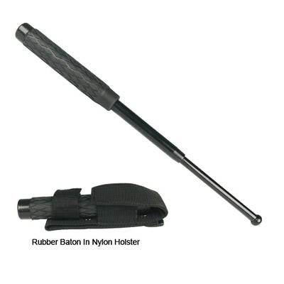 Rubber Handle Expandable Steel Baton